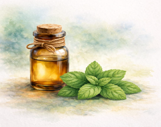 Peppermint leaves herbal plant for health and wellness