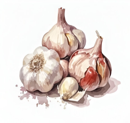 Garlic product in powder, flakes, and granules form