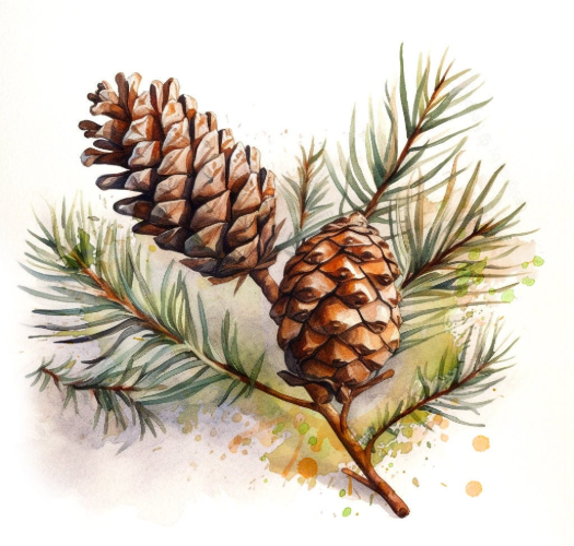 Pine woody product essential oil extracted by steam distillation