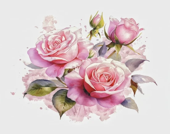 Rose floral essential oil image